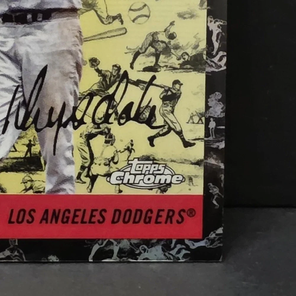 2025 Topps Chrome Platinum Don Drysdale #411 Black‎ Toile /10 LA Dodgers